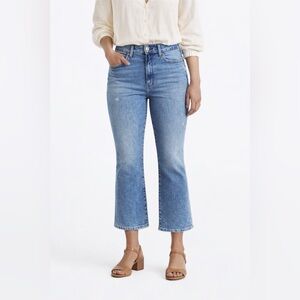Daze Jeans Womens Sz 33 Hug Stretch Denim Cropped Flare Shy Girl Stitch Fix